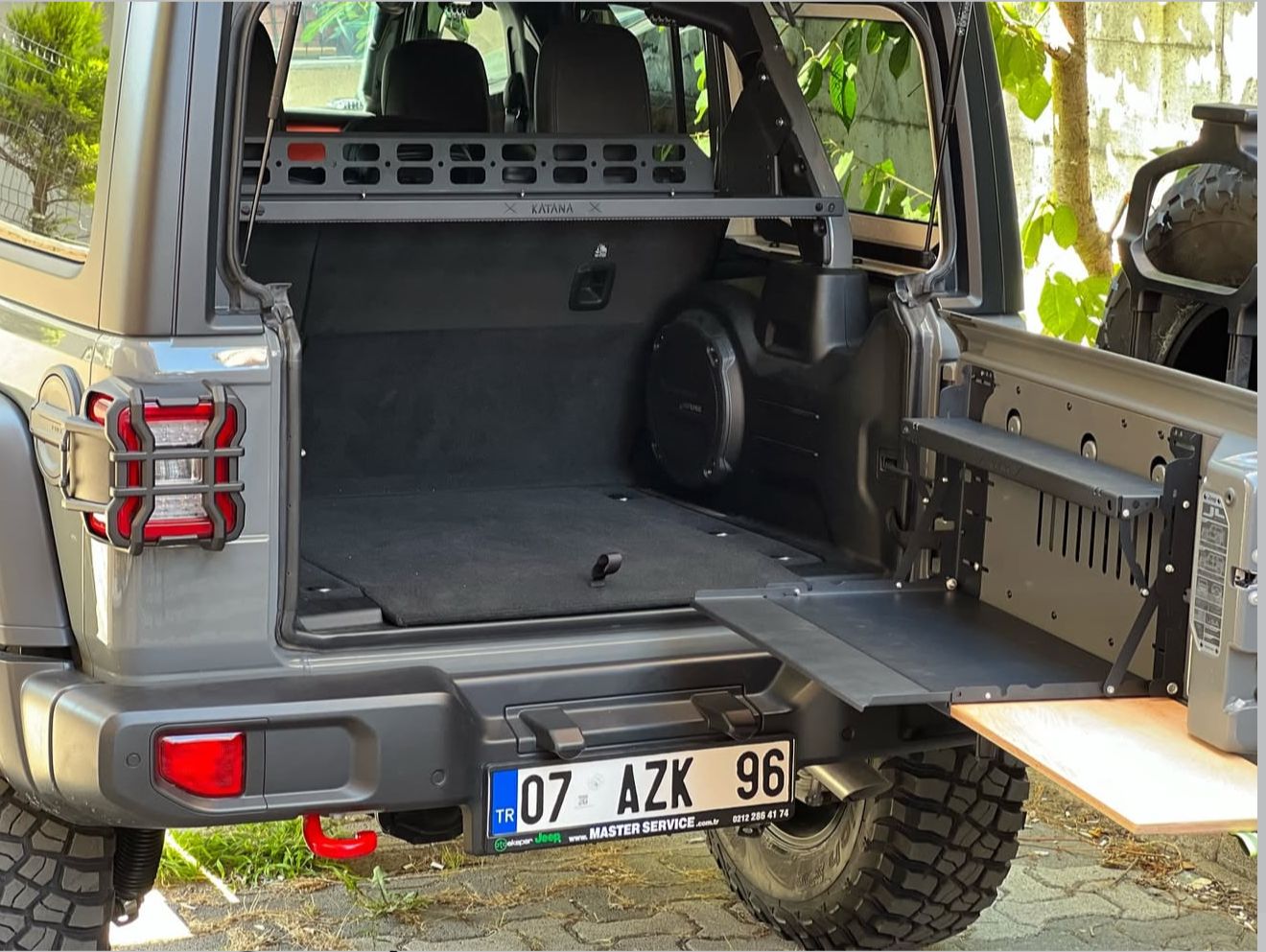 Trunk Roof Cargo Storage Rack Shelf